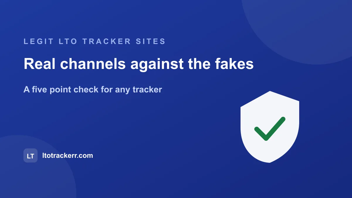 legit lto tracker sites checklist against fake plate checkers
