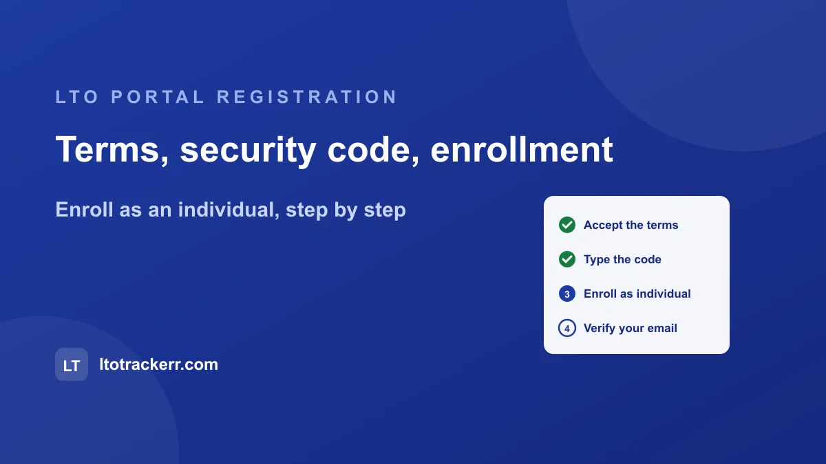 lto portal registration steps from terms to email verification